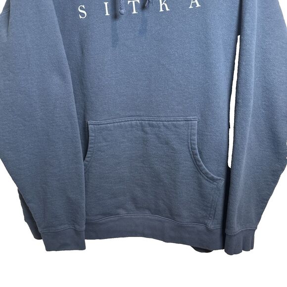 Sitka Men's Icon Pullover Hoodie Navy Blue Size XXL Hunting Outdoor Style 20226 - Picture 4 of 14